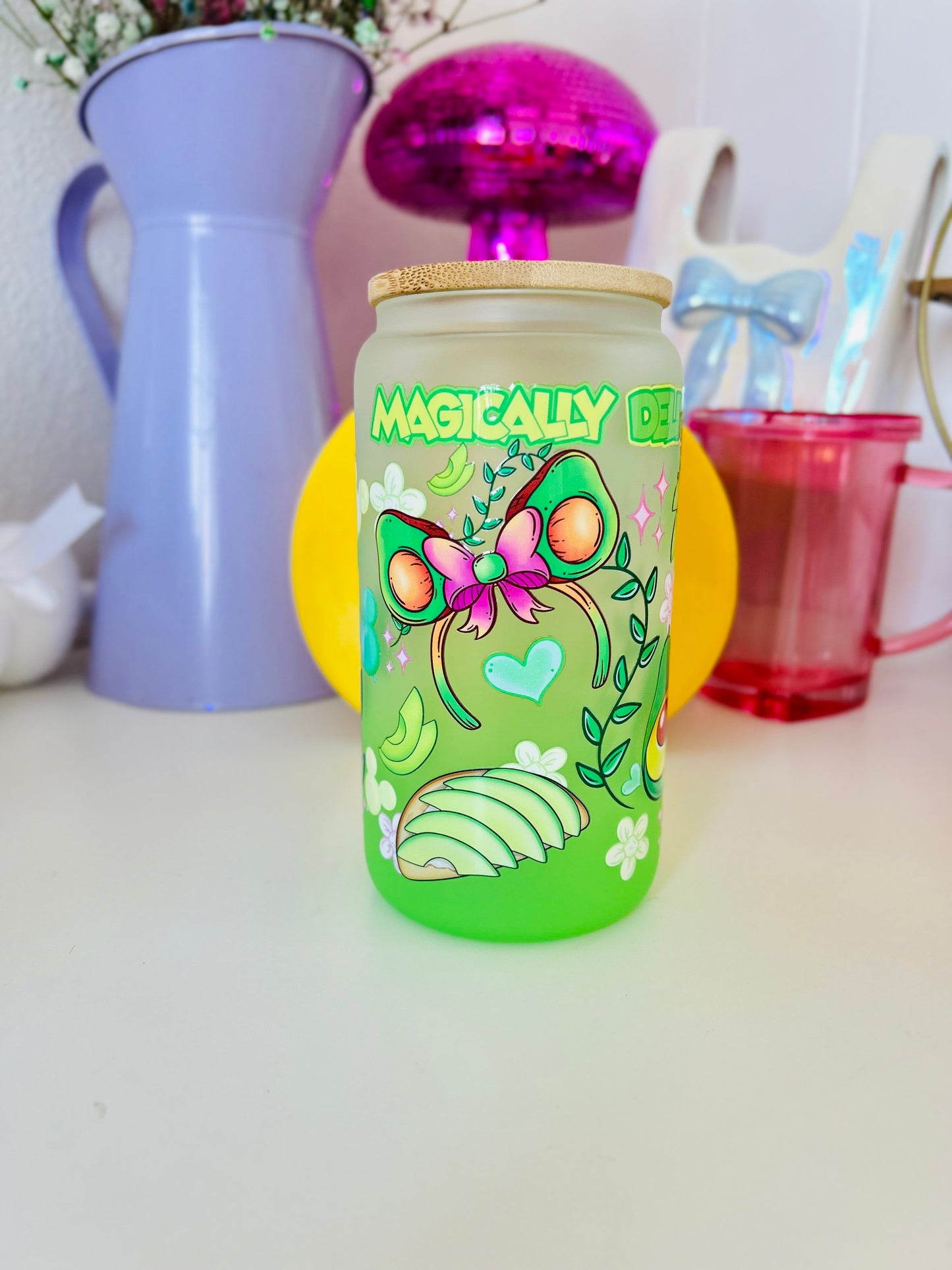 MAGIC FRUITS GLASS CAN