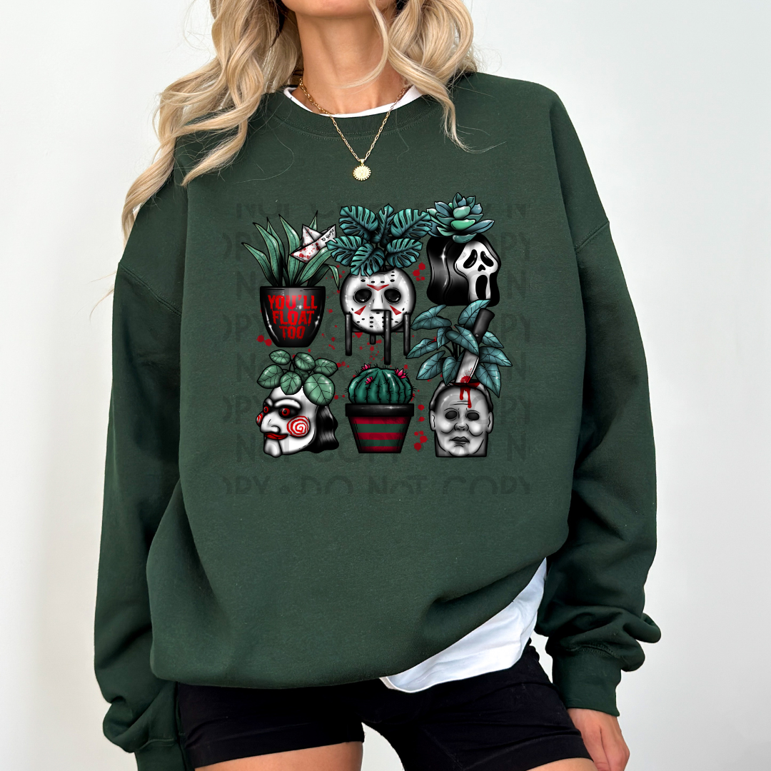 HORROR PLANTS TSHIRT OR CREWNECK