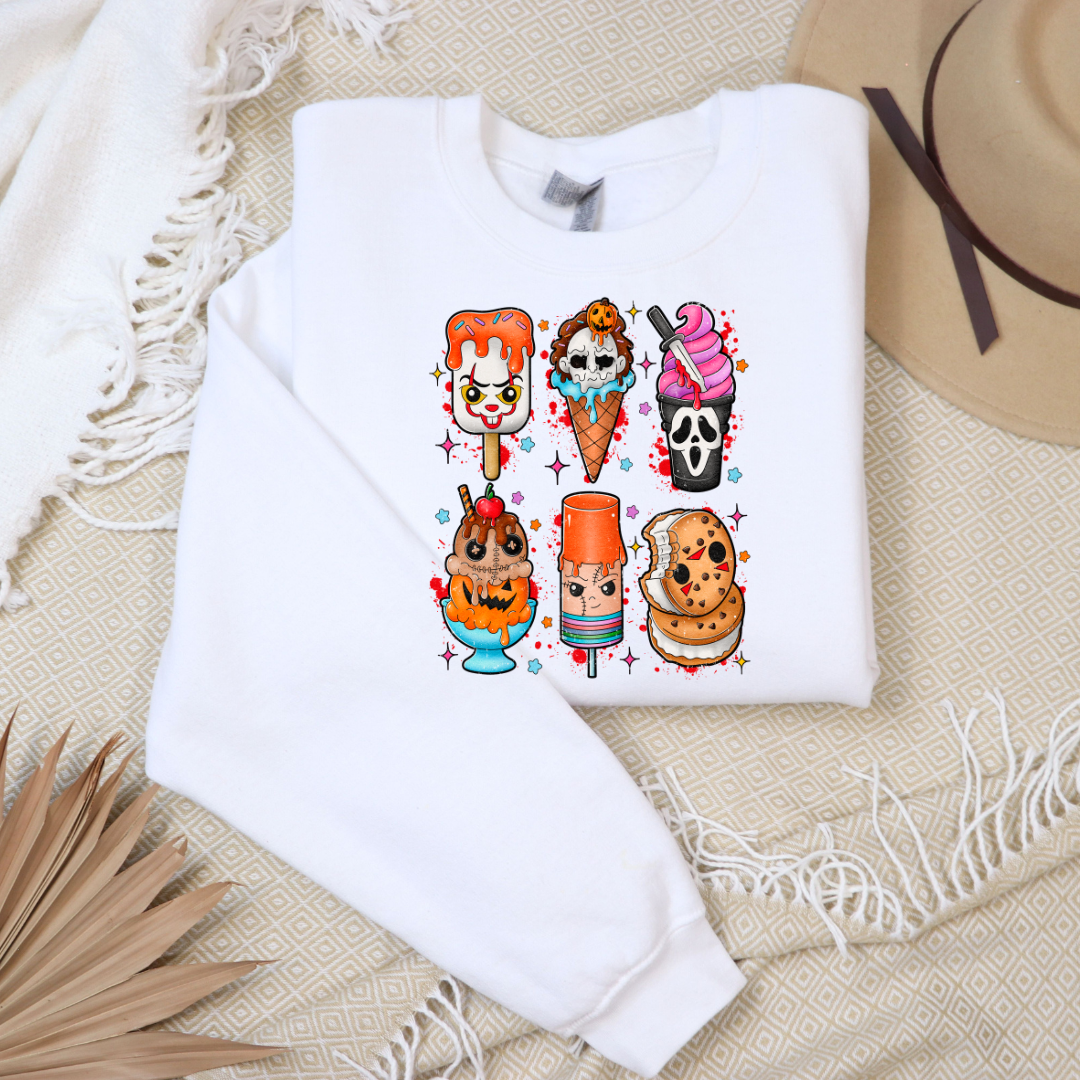 HORROR ICE CREAMS CREWNECK