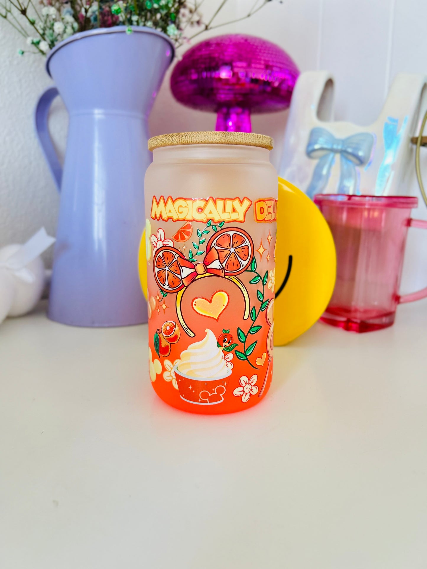 MAGIC FRUITS GLASS CAN