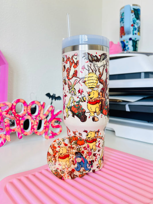 FALL BOTHER POOH 40OZ TUMBLER