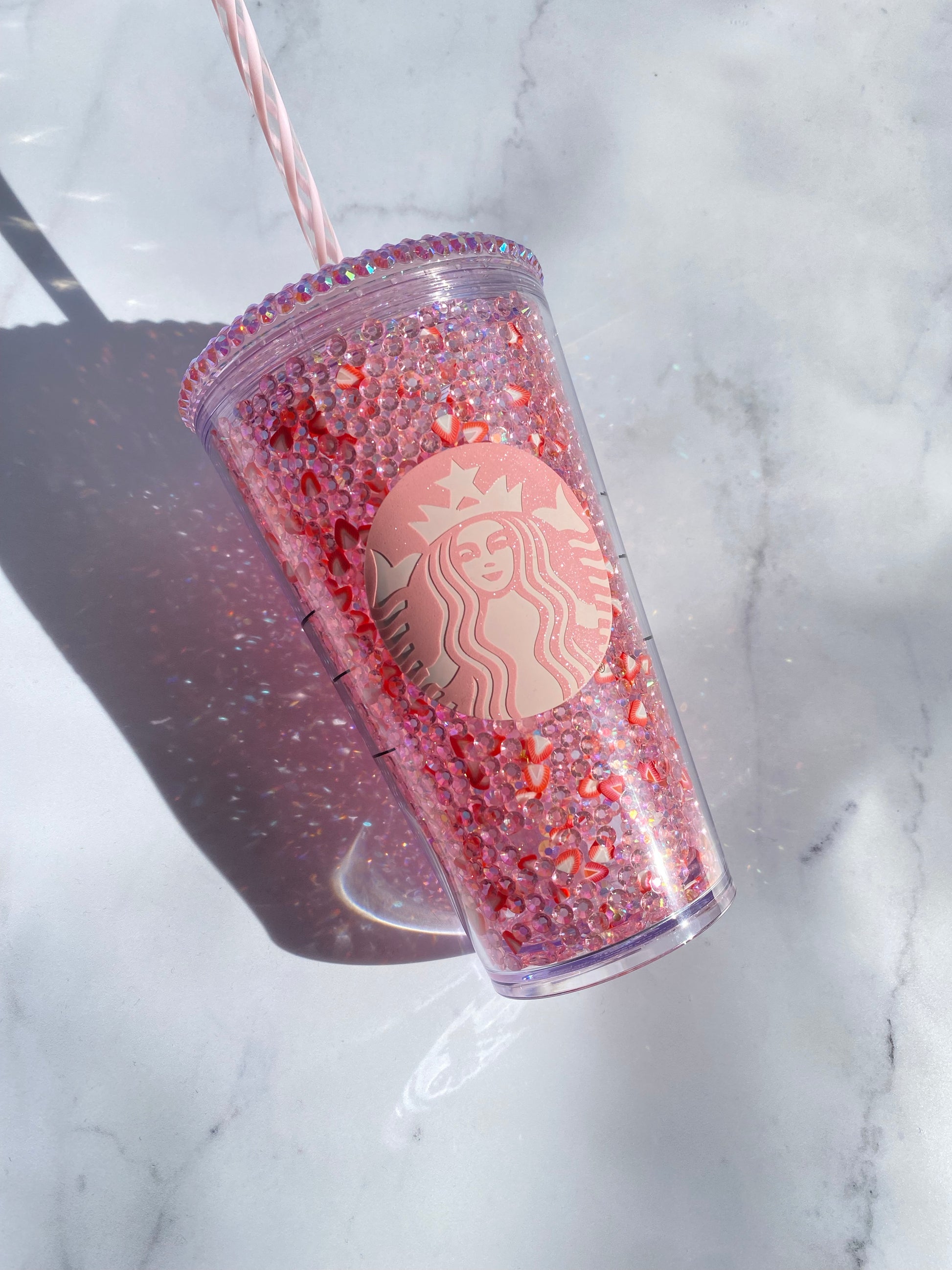 How To Make Glitter-Filled Starbucks Cold Cup!